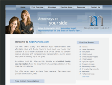 Tablet Screenshot of allanmartelle.com